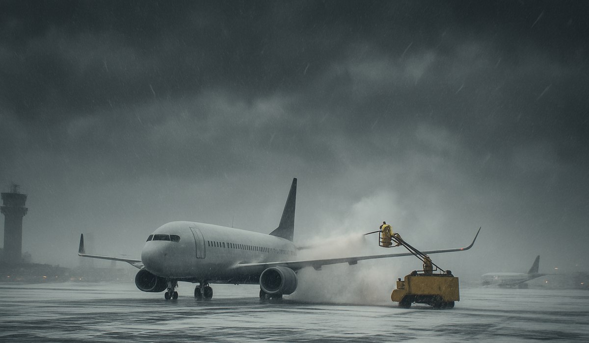 Canadian Storm Snarls Flights at Five Major Airports This April