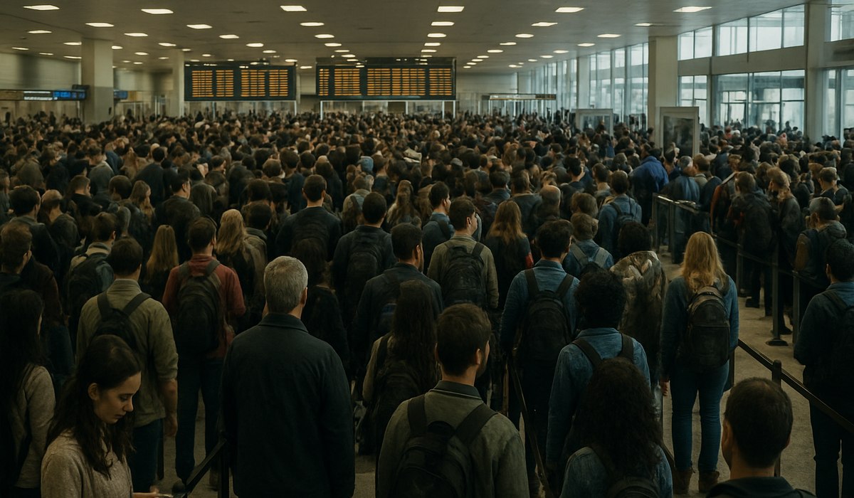 Chaos Stansted Hour: Two-Hour Security Queues Strand Passengers at London Hub