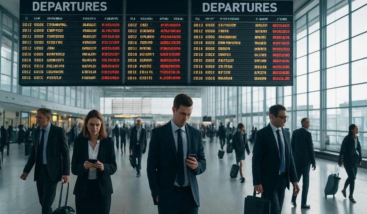 Delays Cancellations Snarl Cincinnati Airport Departures April 10