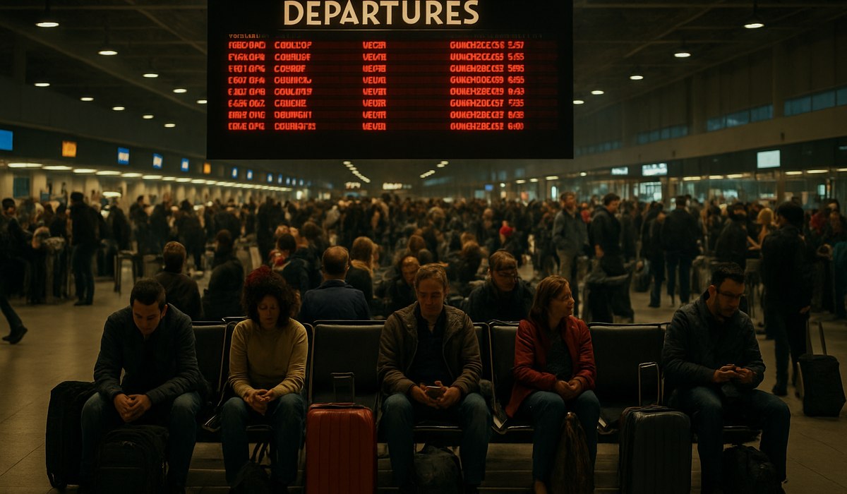 Flight Chaos Leaves Thousands Stranded Across Five US State Hubs