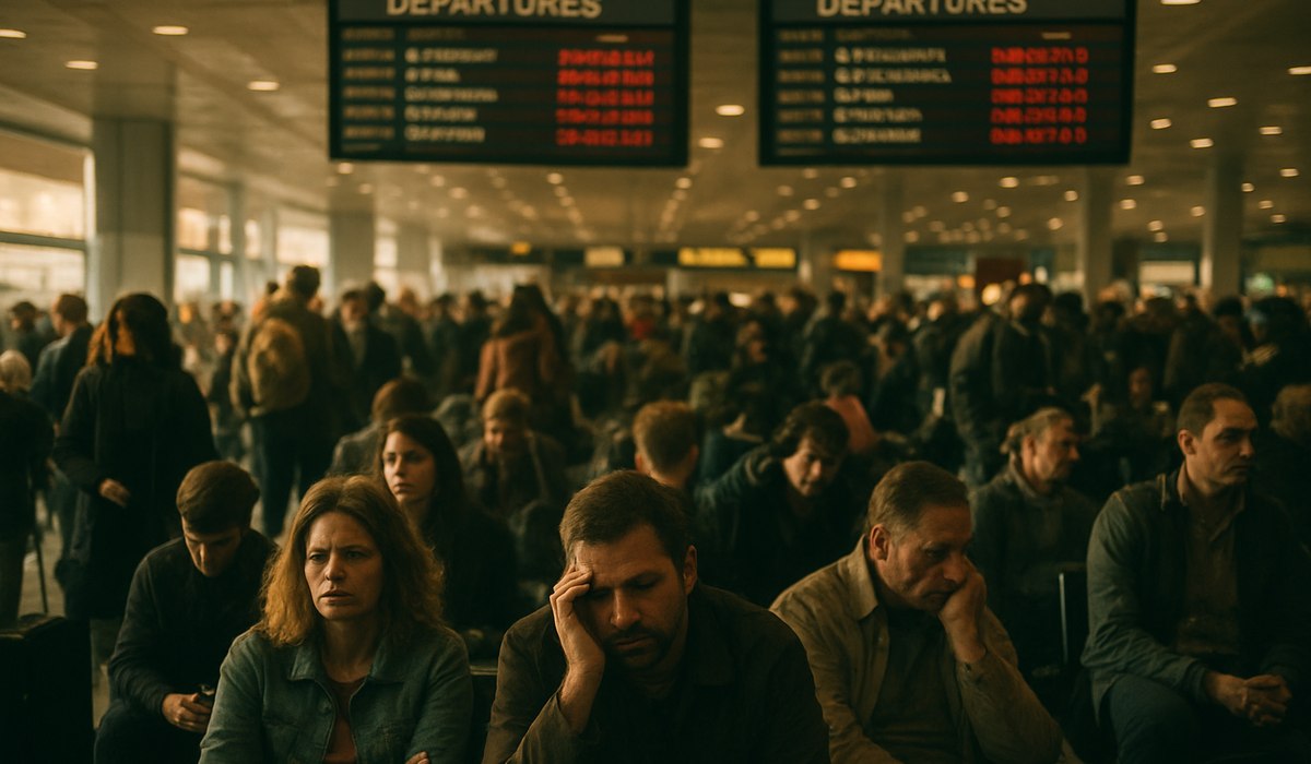 Flight chaos leaves 477 travelers delayed across four major US hubs in April 2026