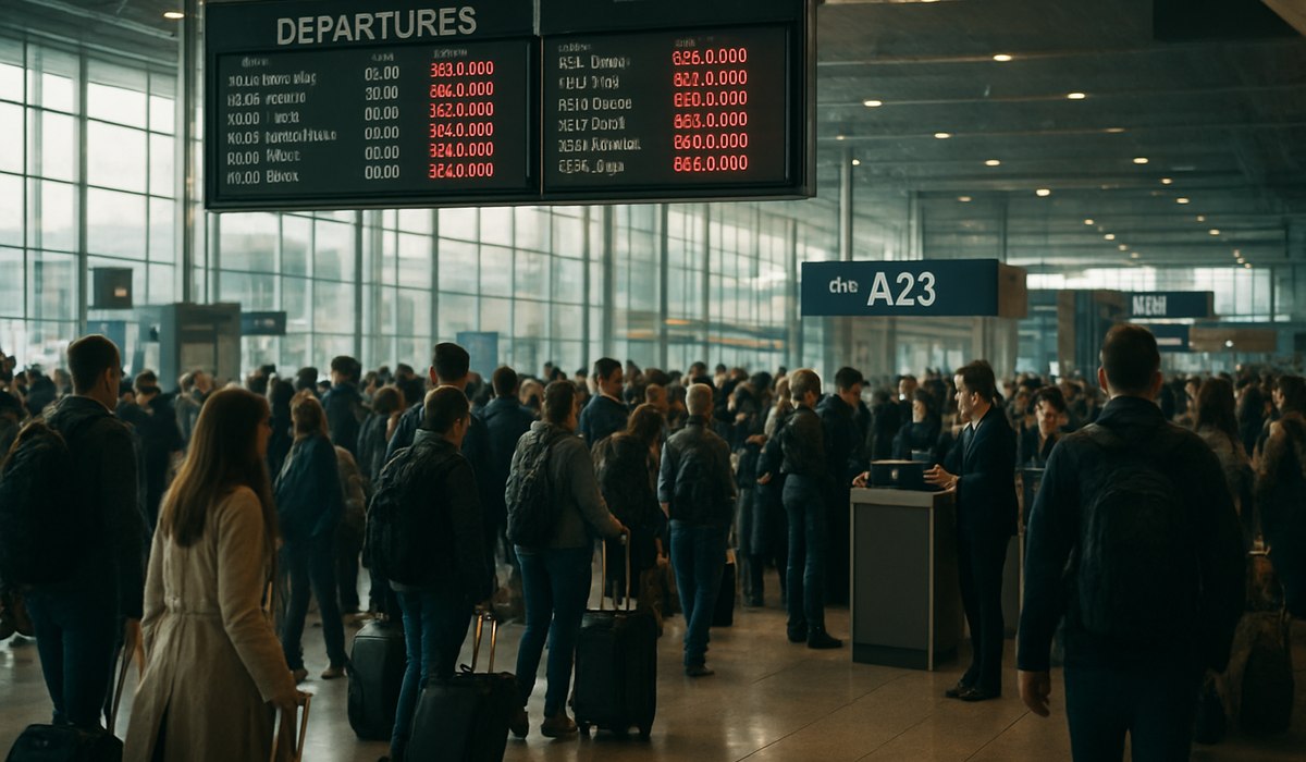 Flight Disruptions Sweep Major U.S. Hubs as Delays Spike Past 2,345