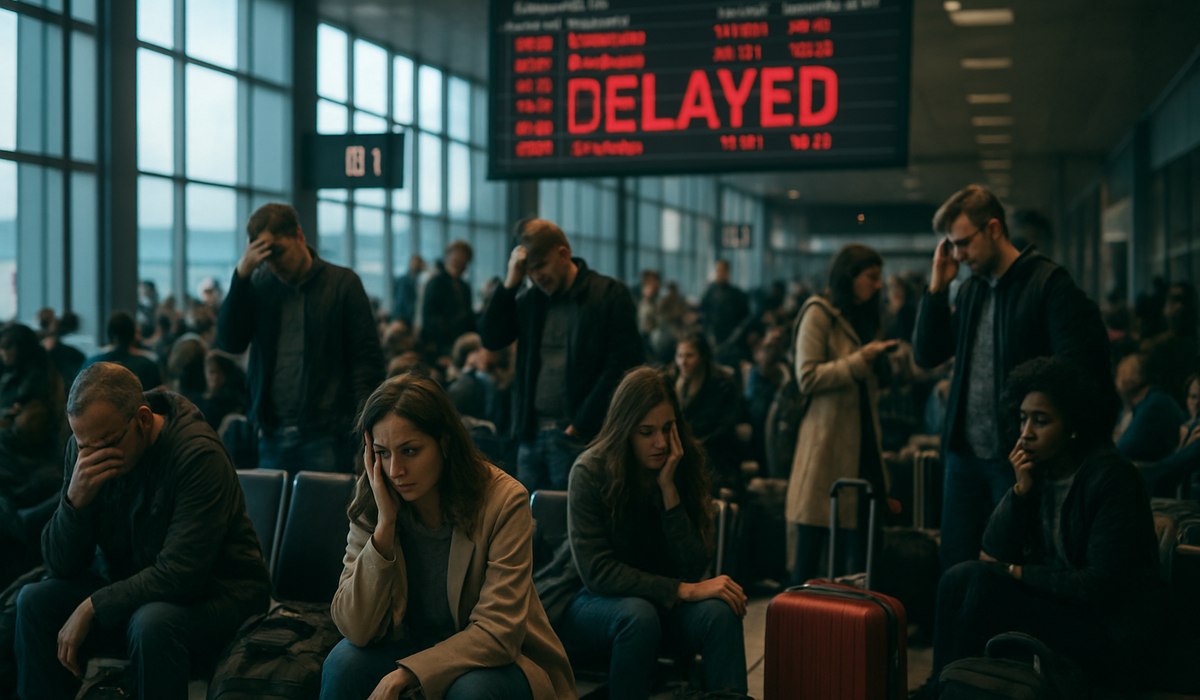 Hundreds Stranded Fresh Wave Delays Hit European Air Travel