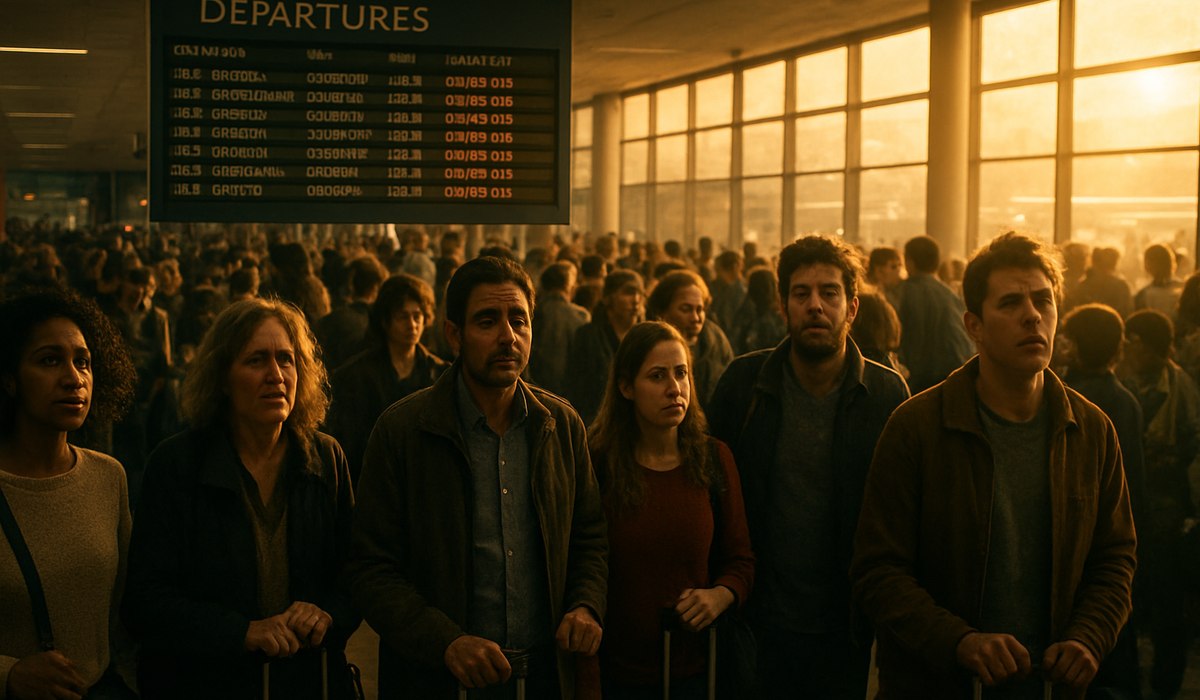 Jazeera Airways aircraft grounded during India routes suspension, April 2026