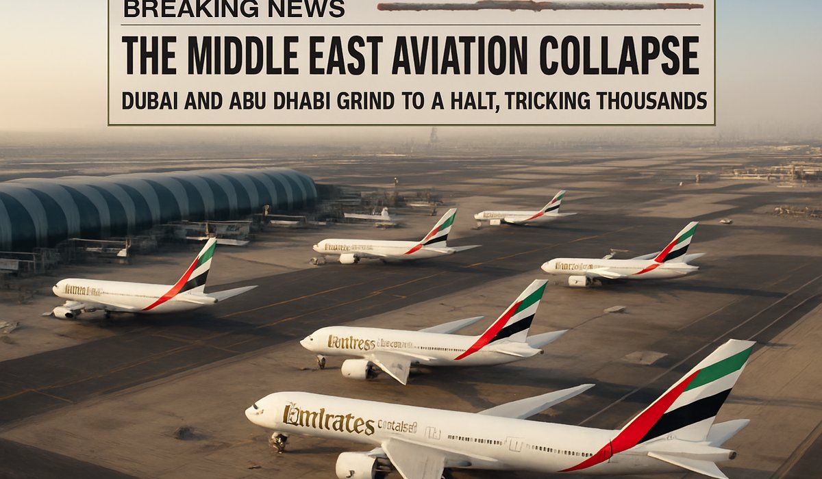 The Middle East Aviation Collapse: Dubai and Abu Dhabi Grind to a Halt Tricking Thousands
