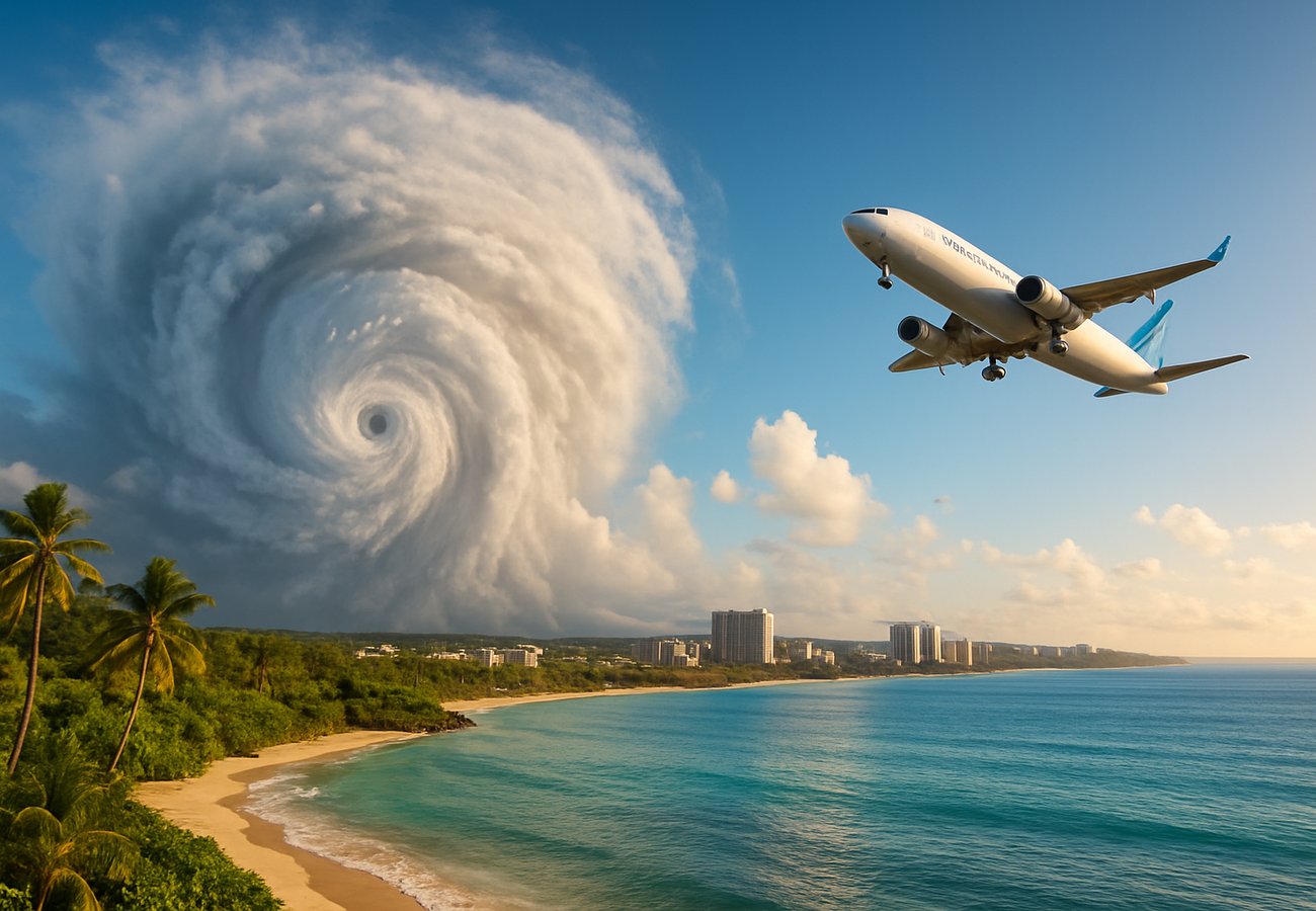 Satellite imagery of Super Typhoon Sinlaku approaching Guam and the Northern Mariana Islands with devastating wind patterns visible