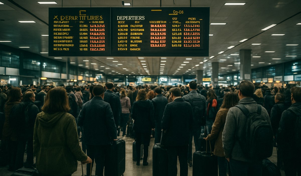 Travel Chaos Phoenix Sky Harbor Disrupts 163 Flights Across US