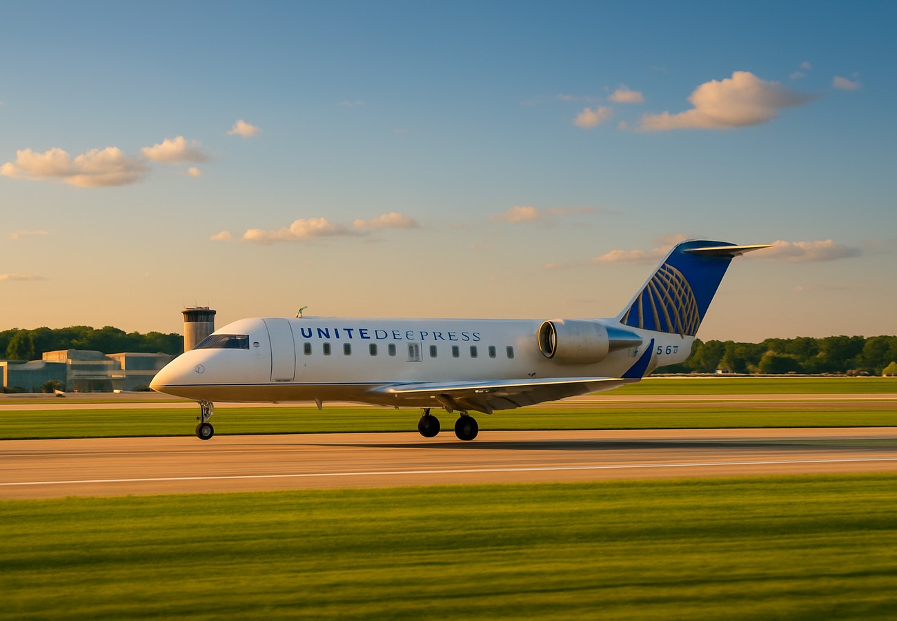 United Express Flight UA6064 Diverts to Des Moines After Emergency Squawk 7700 Declaration: CRJ-200 N904EV Makes Safe Landing Following Chicago Departure