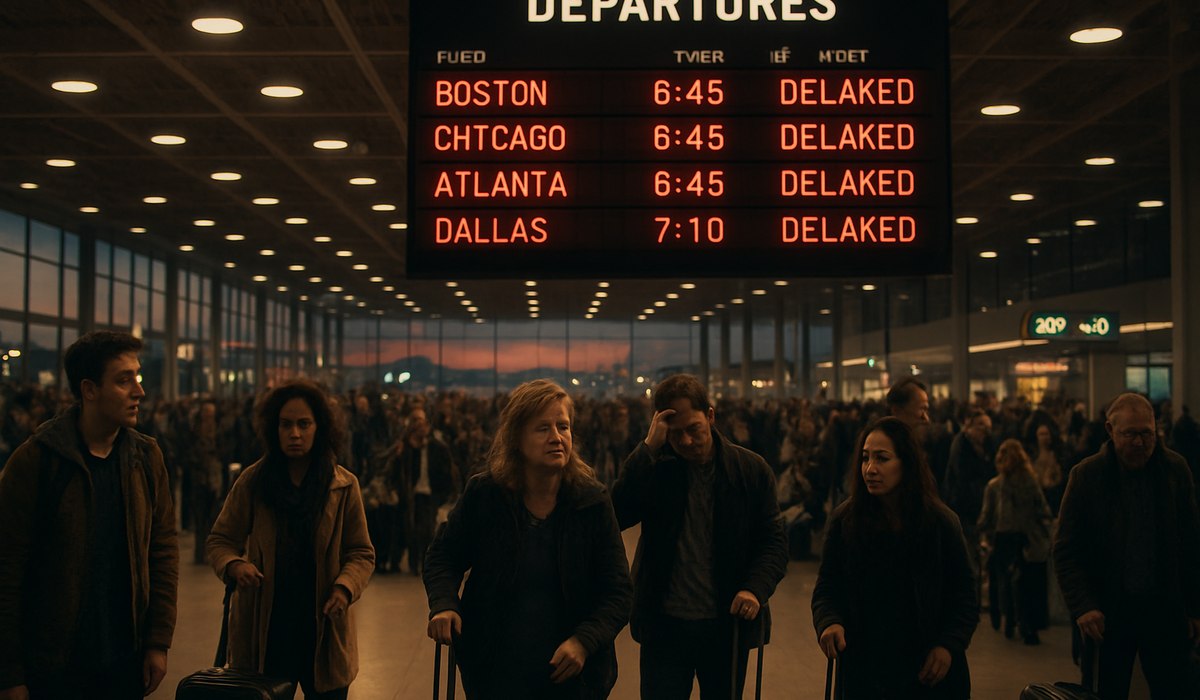 Vegas Flight Chaos Strands Hundreds at Harry Reid on April 11, 2026