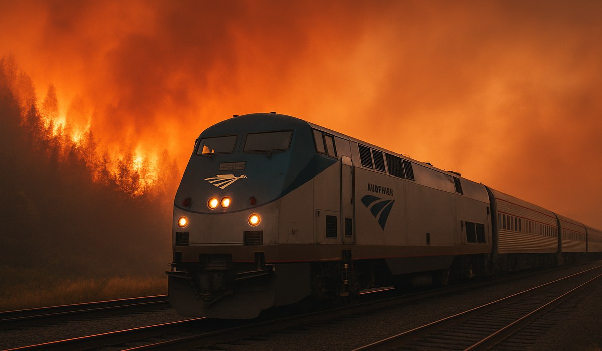 Wildfire Leaves Amtrak Riders Stranded 20+ Hours in Florida