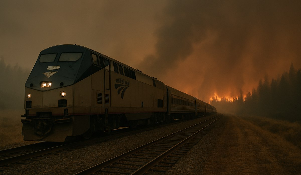 Wildfire Stops Florida Amtrak Service, Strands Hundreds for 20+ Hours
