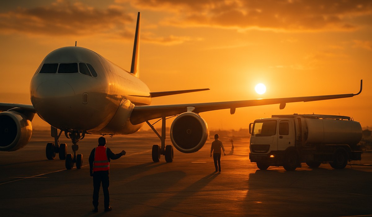 Air India aircraft at airport terminal, May 2026