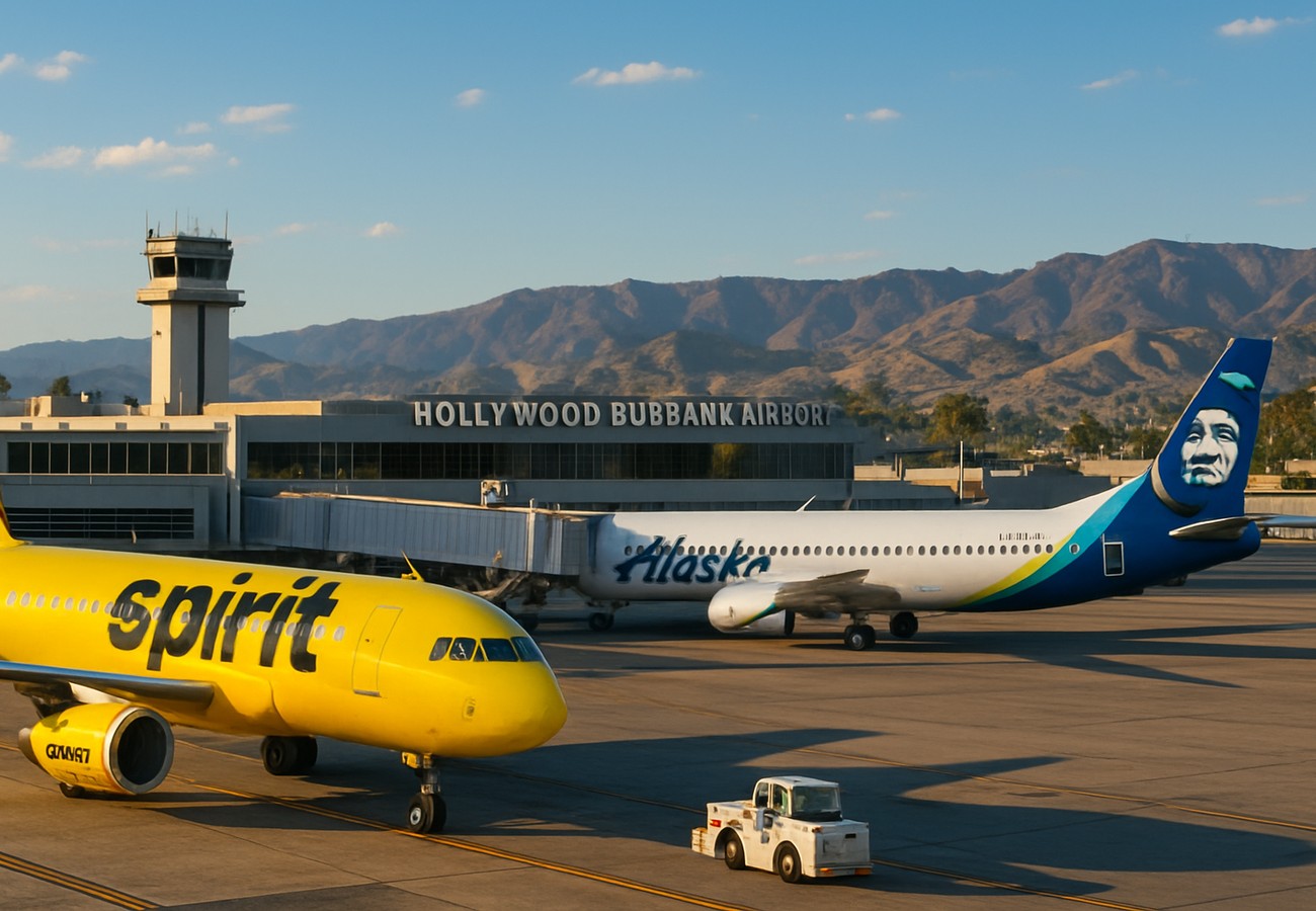 Hollywood Burbank Airport Alert: Spirit and Alaska Airlines Suspend 6 Flights as West Coast Delays Spread