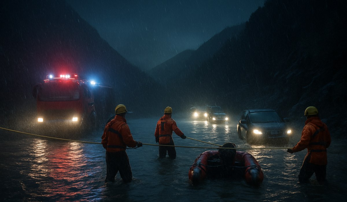 Sashastra Police Praised After Rescuing 89 Stranded Passengers in Nepal Flood