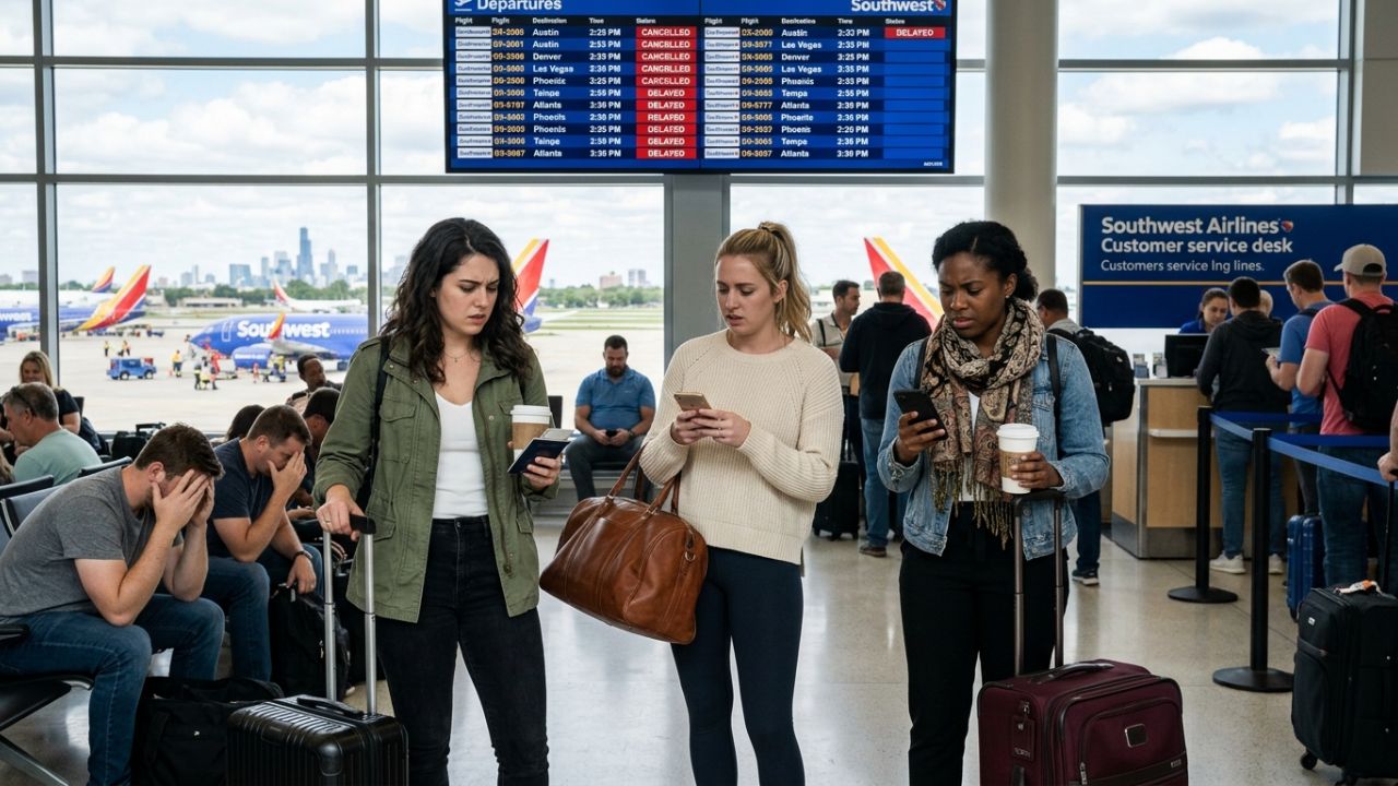 United States Travelers Warned of Chicago Midway International Airport Travel Disruptions as Southwest Airlines Cancels 78 Flights and Delays 128: New Travel Alert