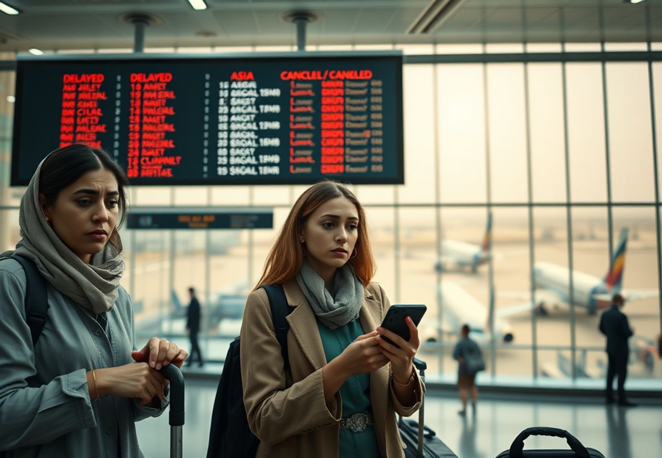 Emirates, Etihad, Qatar Airways Unite on Gulf Airspace Alert as US-Iran Tensions Trigger Europe-Asia Flight Rerouting Crisis