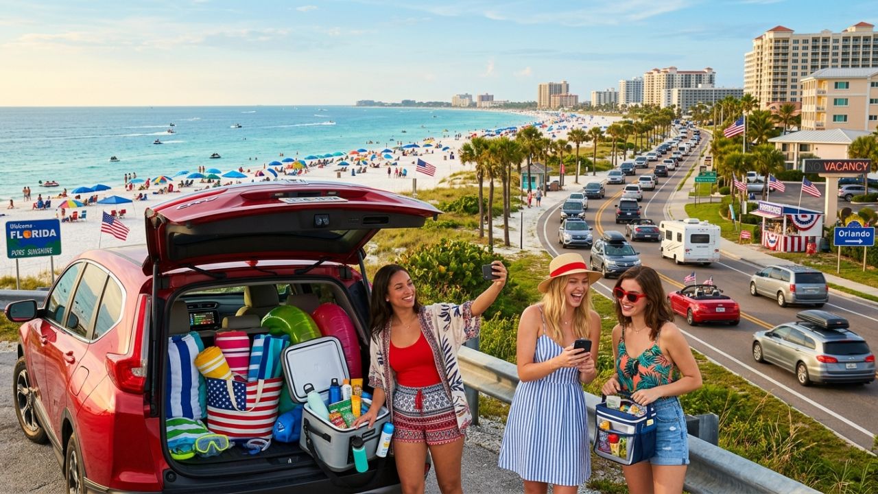 United States Holiday Congestion: Peak Fourth of July Travel Demand Sparks Severe Highway Traffic Across Florida, Los Angeles, and East Coast Cities: New Travel Alert