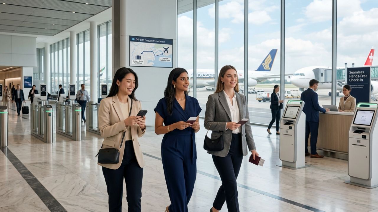 Global Airlines Upgrade Passenger Experience: How to Avail Hands-Free Premium Flying Experience as Carriers Replace Airport Check-In Counters with Off-Site Baggage Services: New Travel Alert