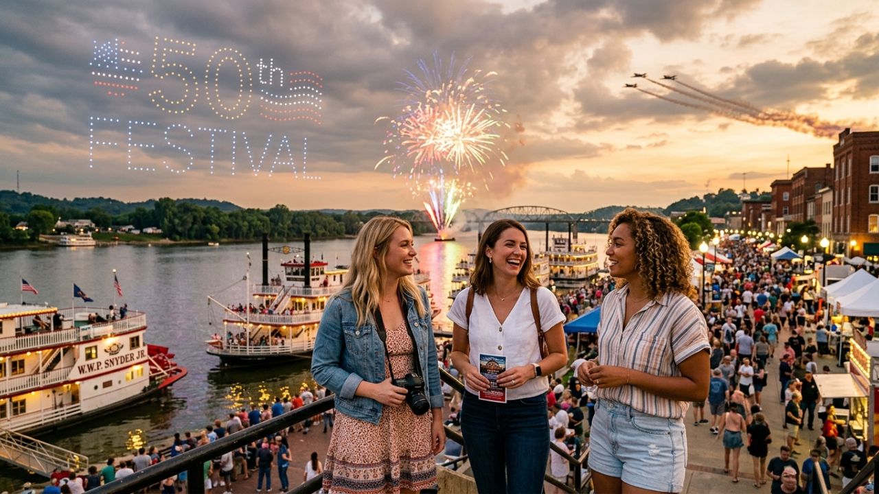 Marietta Prepares for Unprecedented Heritage Tourism Surge as Ohio River Sternwheel Festival 50th Edition Travel Tourism USA Celebrations Ignite Fireworks, Drones, and Aerial Shows: New Travel Alert