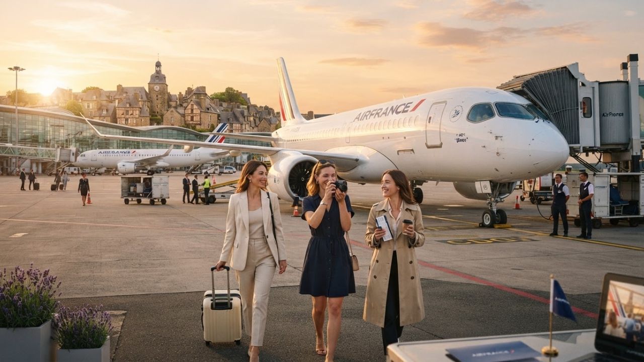 Air France Airbus A220-300 Welcomed into Fleet with Medieval Dinan Heritage Naming, Advancing European Flight Upgrades and Environment Targets: New Travel Alert
