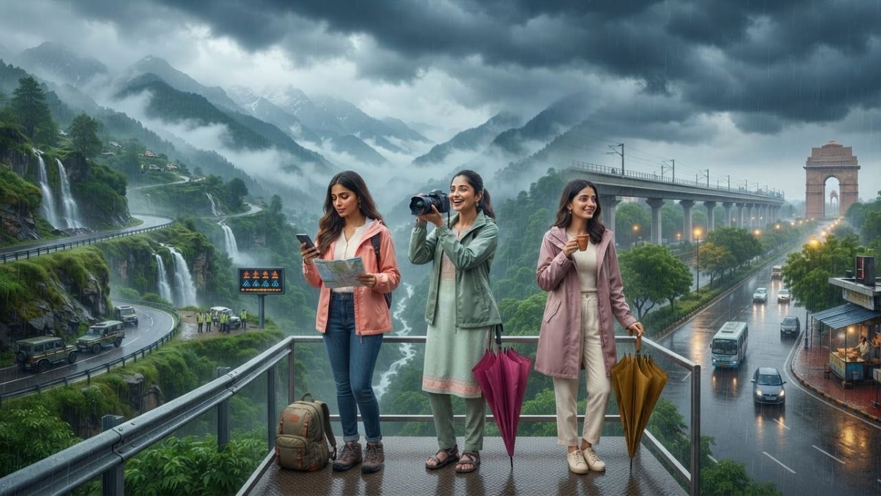 India Issues Red Alert for Himachal Pradesh and Warns Delhi Travelers as Heavy Monsoon Rainfall Triggers Landslide Risks: New Travel Alert