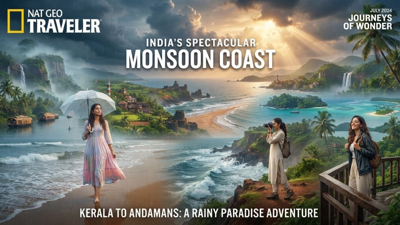 India’s Coastline Unveils Dramatic Rainy Season Beauty, but Authorities Issue Warning Regarding Weather and Sea Risks for Monsoon Travel along the Coast: New Travel Alert