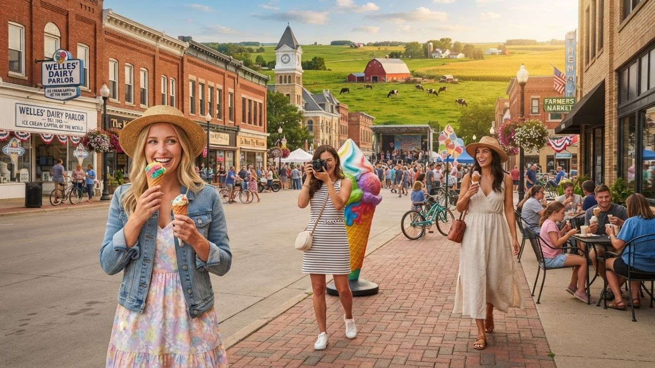 United States Town of Le Mars Gains Global Fame as Ice Cream Capital, Promoting Dairy Tourism in Le Mars and Drawing Food Lovers to Northwest Iowa: New Travel Alert