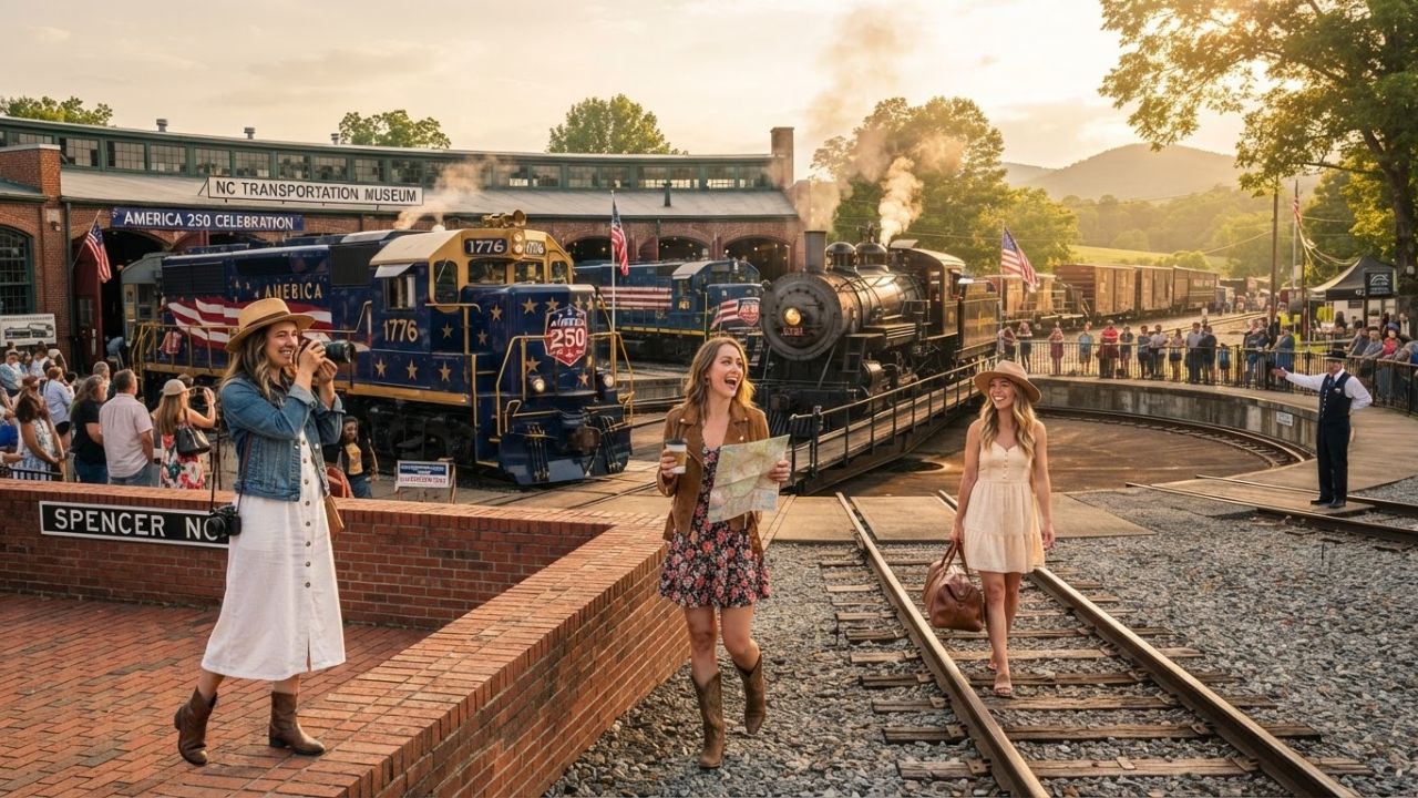 United States Partners with Canada, United Kingdom, Germany, and Japan to Celebrate Semiquincentennial Anniversary, Boosting Rail Tourism in North Carolina with America 250 Locomotives: New Travel Alert