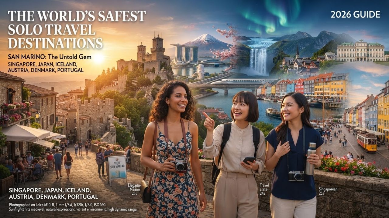 Travel And Tour World Unveils the Safest Solo Travel Destinations 2026: New Travel Alert
