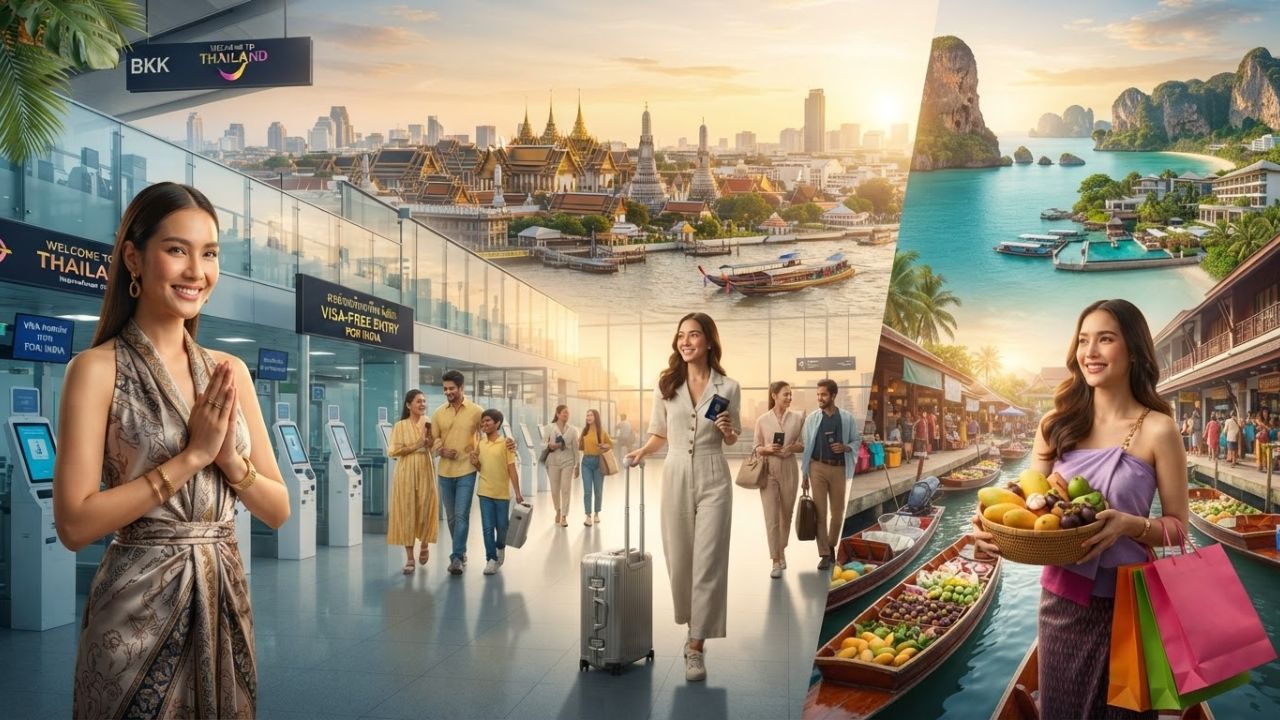 Thailand Upgrades India Entry Category as New Exemption Scheme Secures Visa-Free Travel to Thailand, Offering Hassle-Free Holidays and Streamlined Border Checks: New Travel Alert