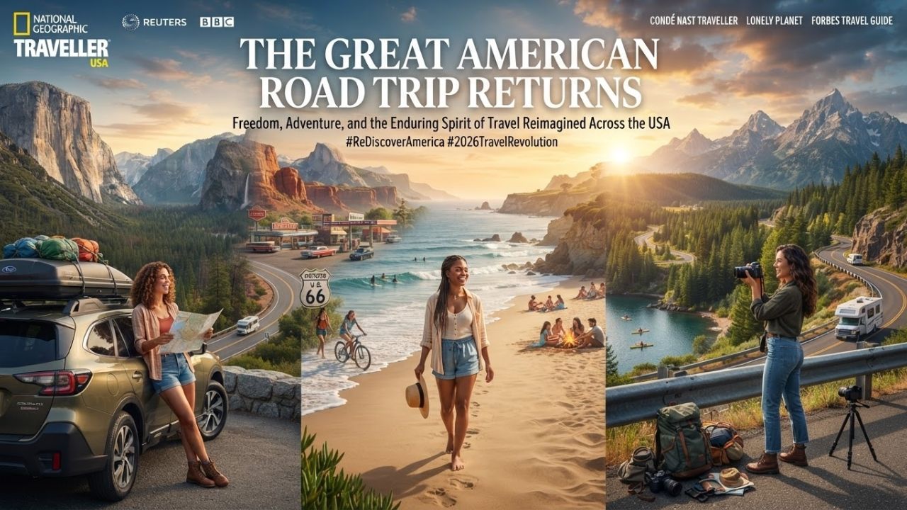 United States Experiences Massive U.S. Domestic Travel Boom as California and Texas Travelers Choose Road Trips and National Parks Over International Vacations: New Travel Alert