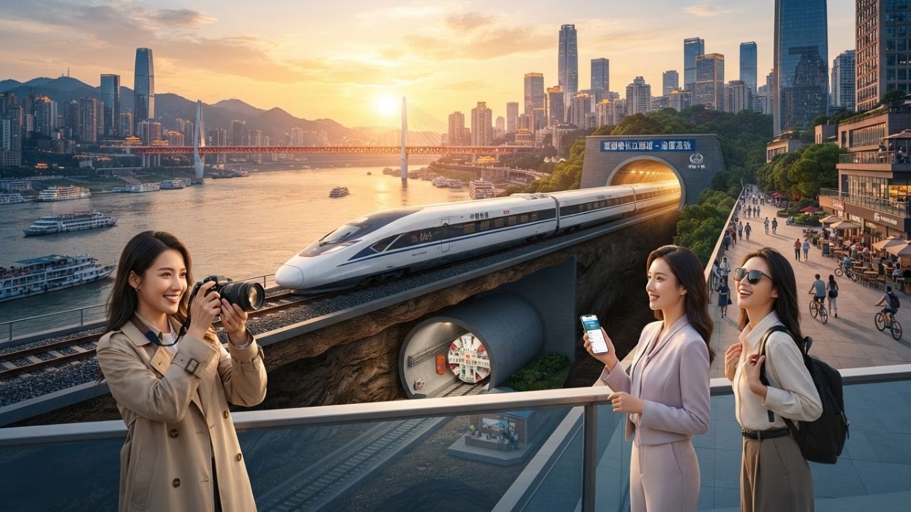 China Completes Caiyuanba Yangtze River High-Speed Railway Tunnel 2026 to Connect Chongqing and Xiamen: New Travel Alert