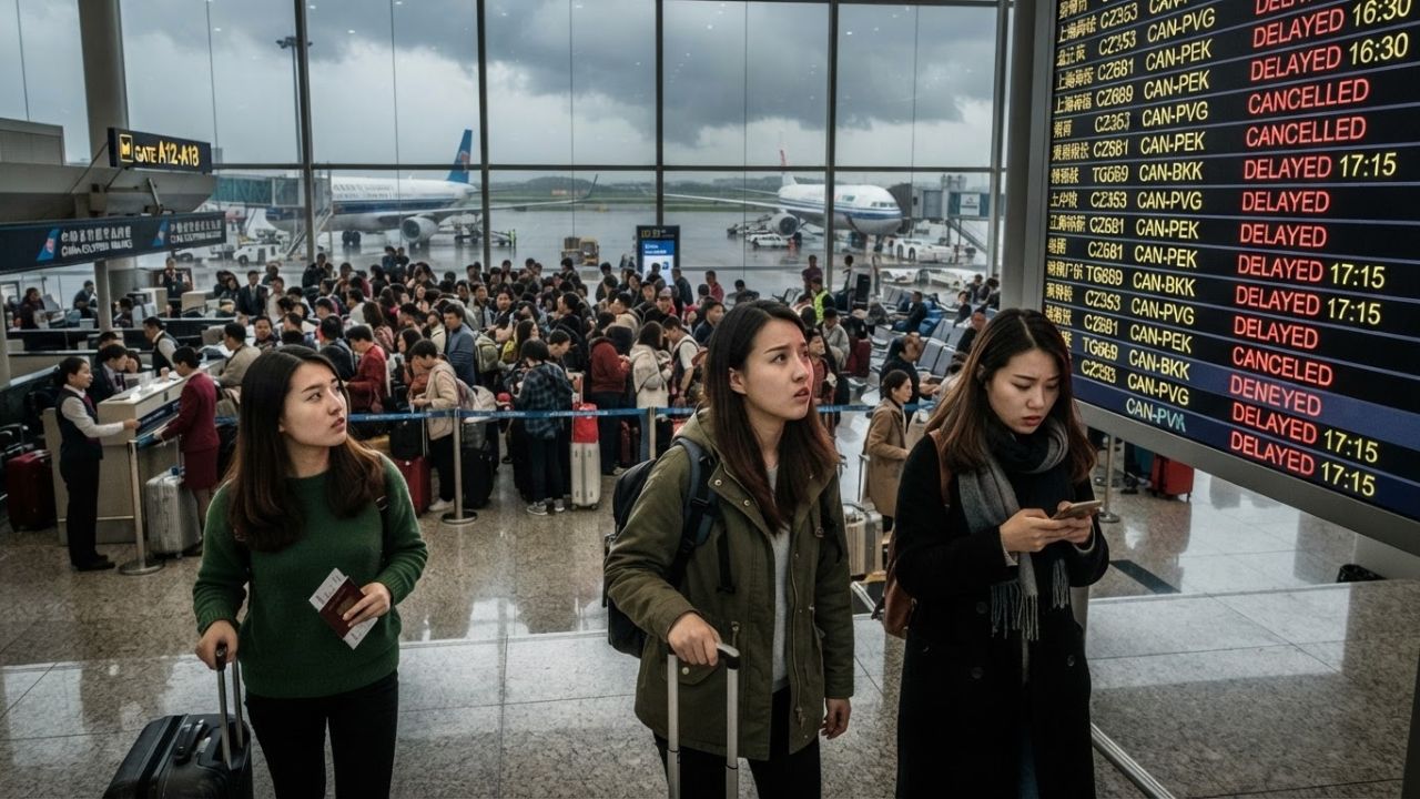 Asia Travel Disruption: Over 4,600 Flight Delays and 270 Cancellations Restrict Regional Hubs