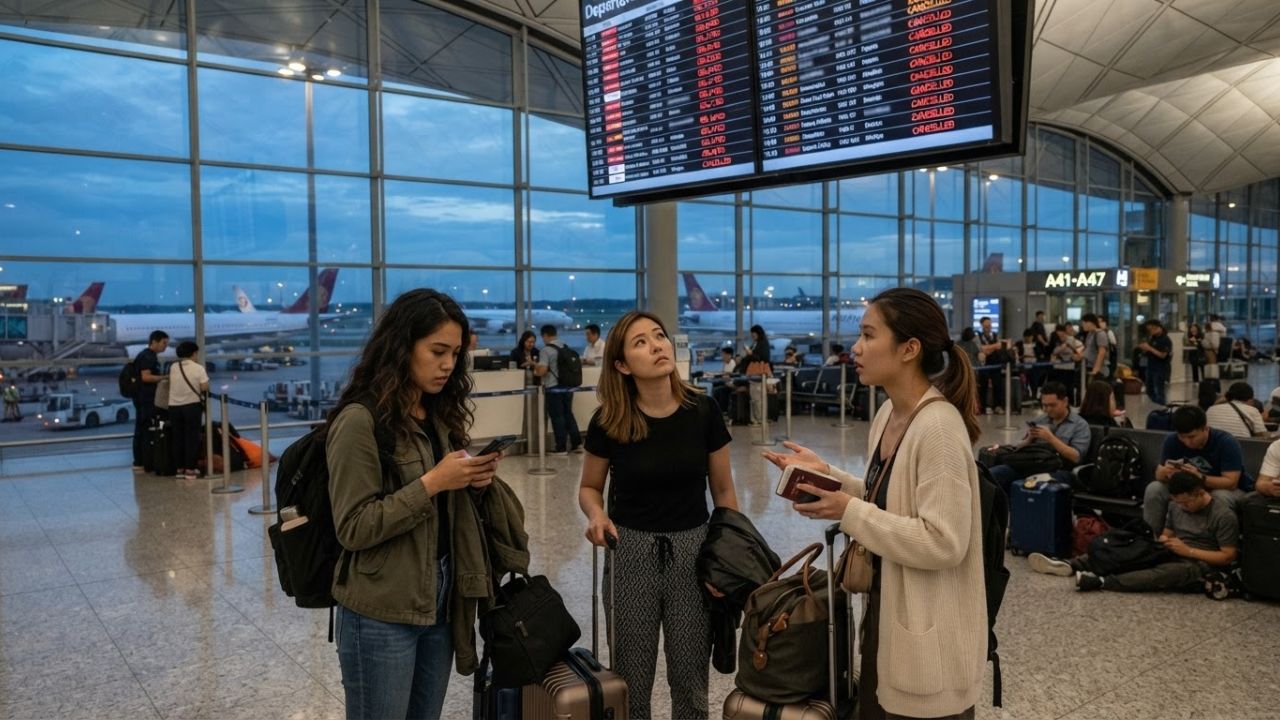 Flights Cancelled Over Asia as Security and Airspace Restrictions Disrupt Hubs