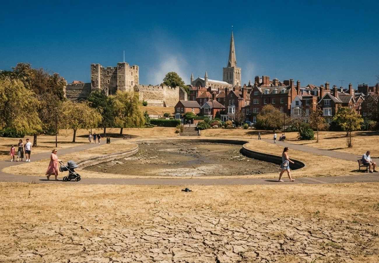 Colchester Named UK's Driest Summer City as England Rainfall Drops Sharply in 2026 Report