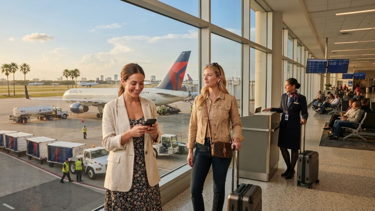 Delta Flight DAL1150 Diverts to Jacksonville Airport