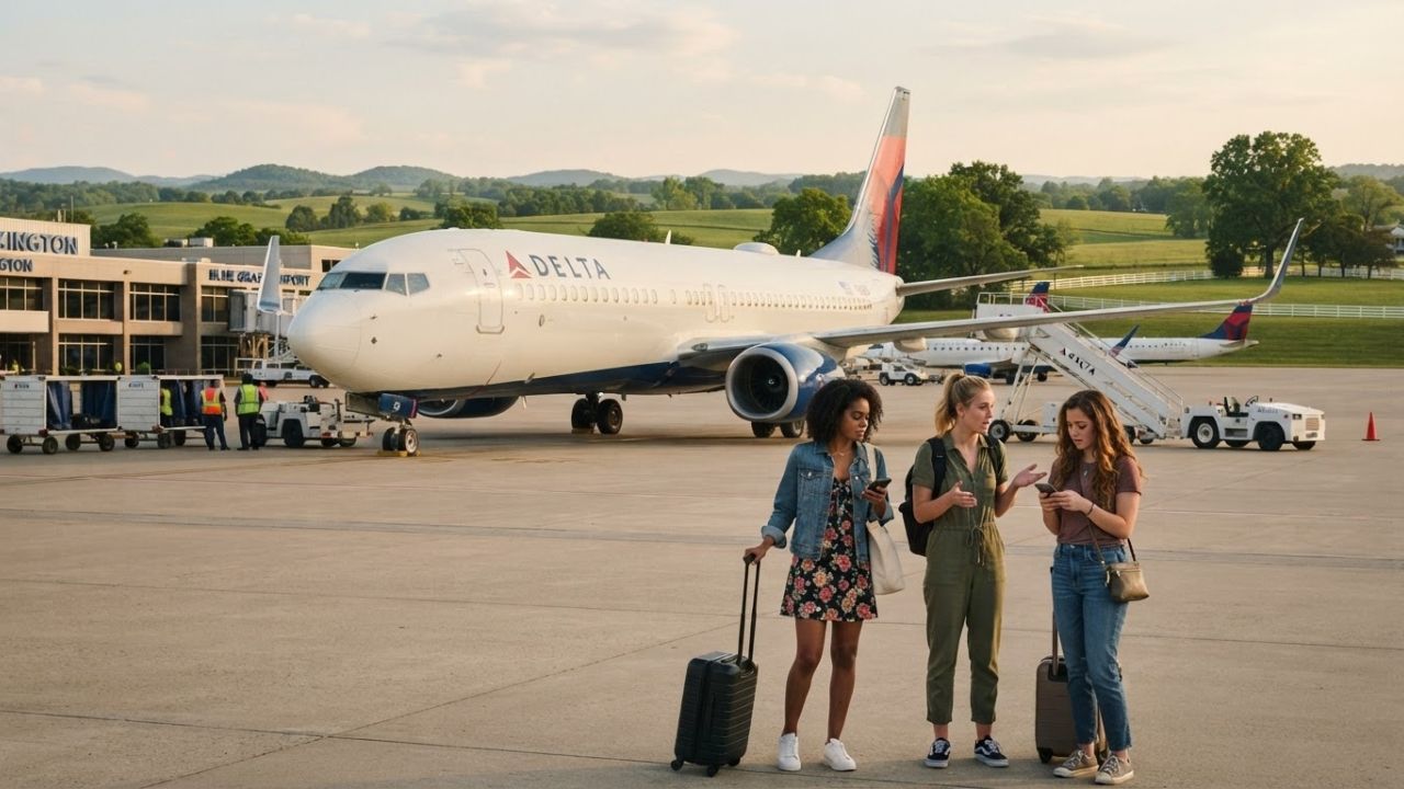 Delta Air Lines Flight DL1490 Diverts to Blue Grass Airport