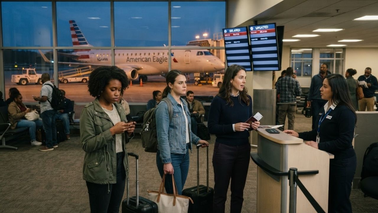 American Airlines Flight ENY3936 Diverted to Chattanooga