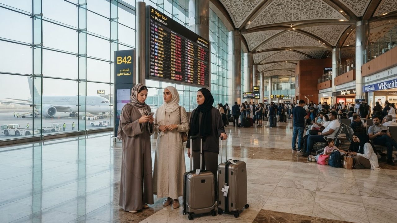 Gulf Airports Disrupted as Riyadh and Dubai Record 1315 Delays