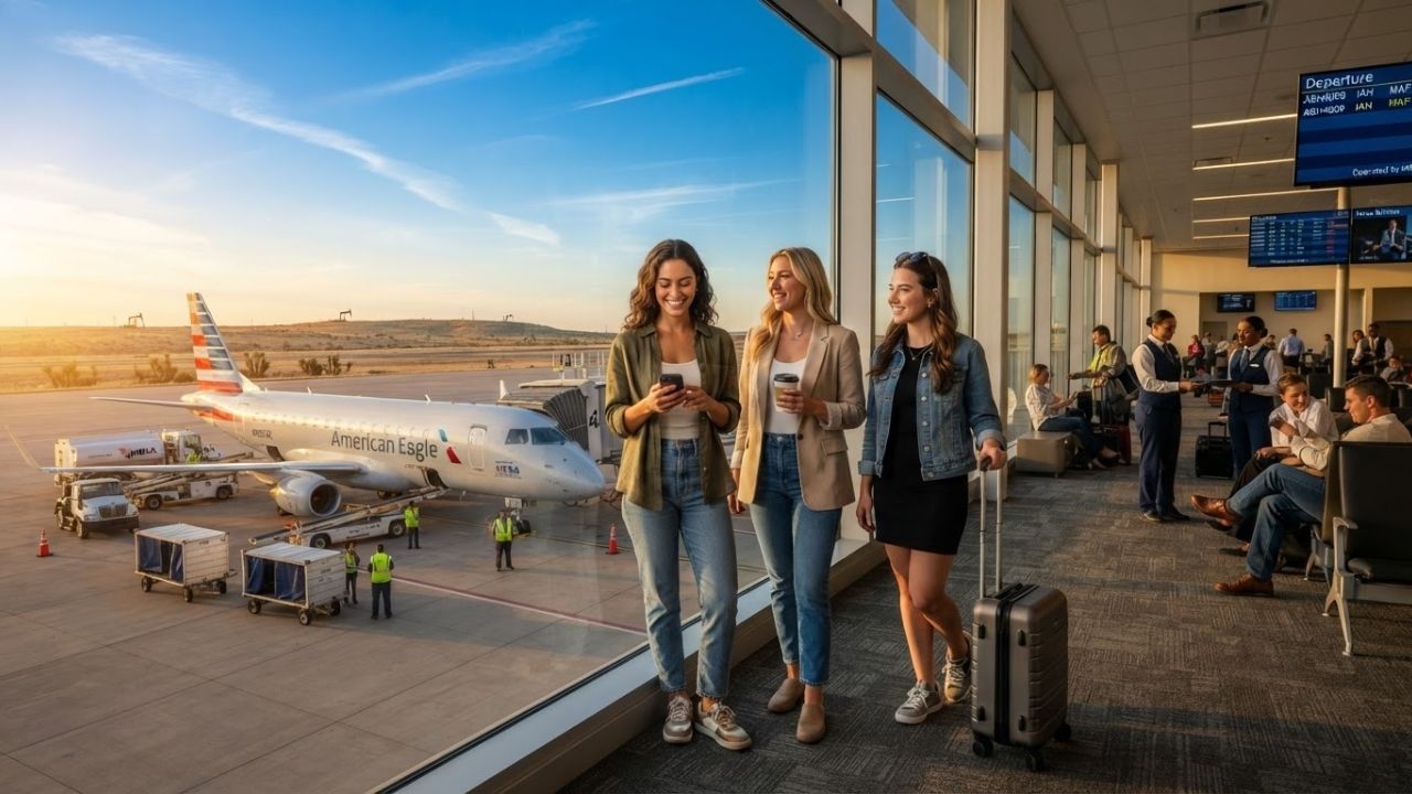 Mesa Airlines Flight ASH4009 Diverts to Midland Airport in Texas