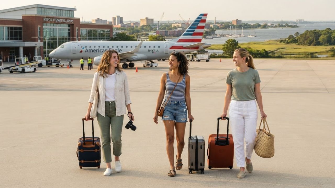 American Airlines RPA4373 Flight Diverts to Norfolk Airport