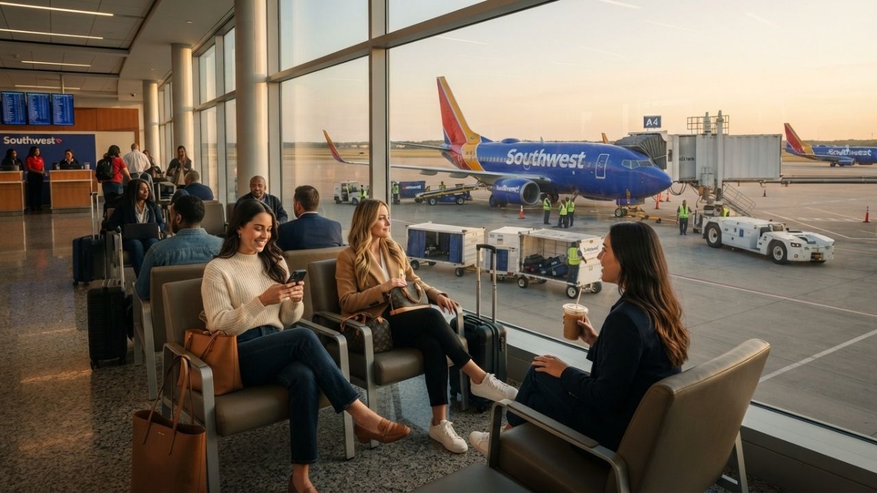 Southwest Flight SWA1360 Diverts to Oklahoma City Airport