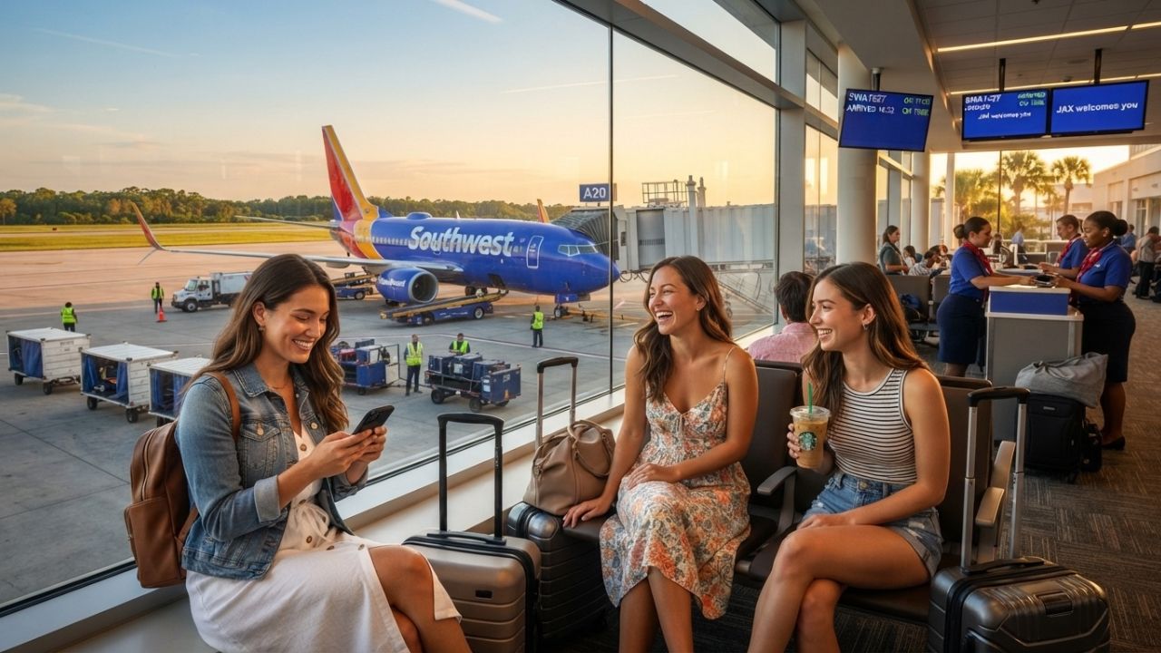 Southwest Flight SWA1527 Diverts to Jacksonville Airport