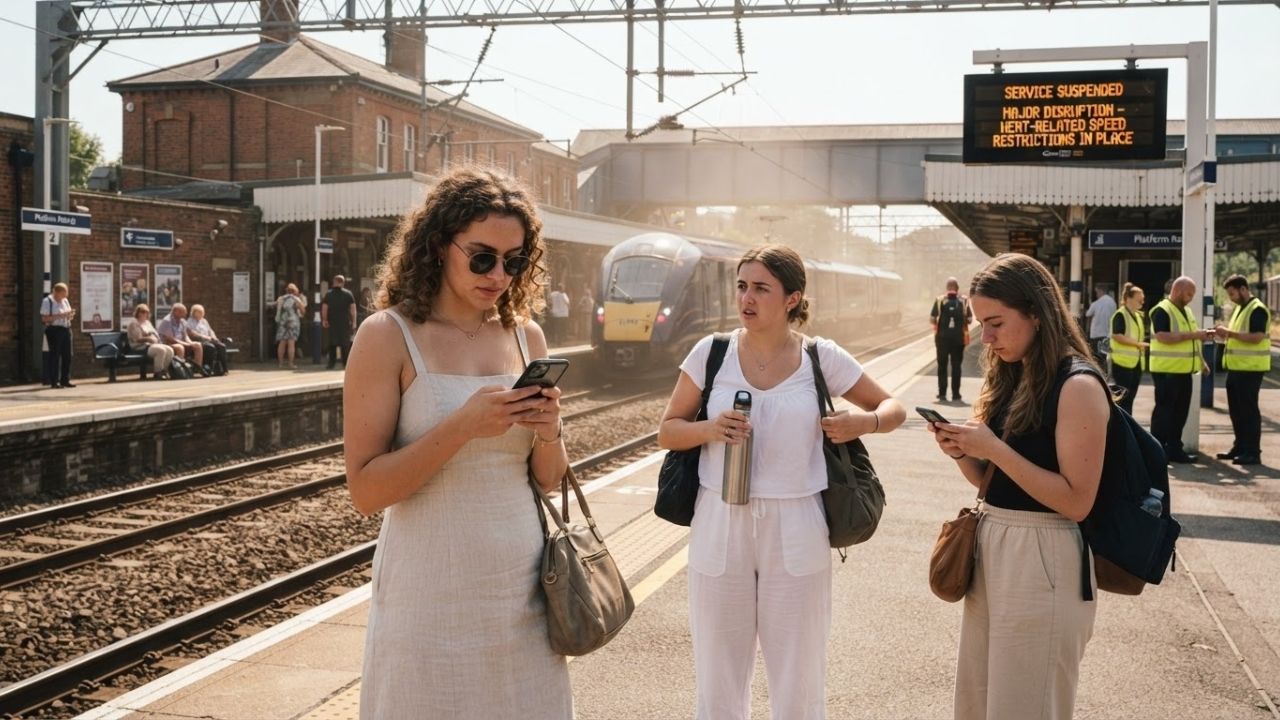 Extreme UK Heatwave Forces East Midlands Railway Suspensions