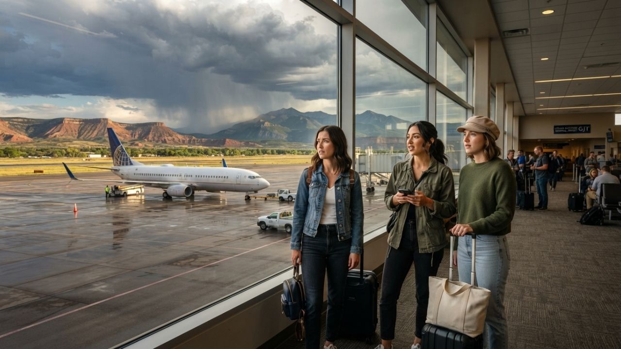 United Airlines Flight UAL1870 Diverts to Grand Junction