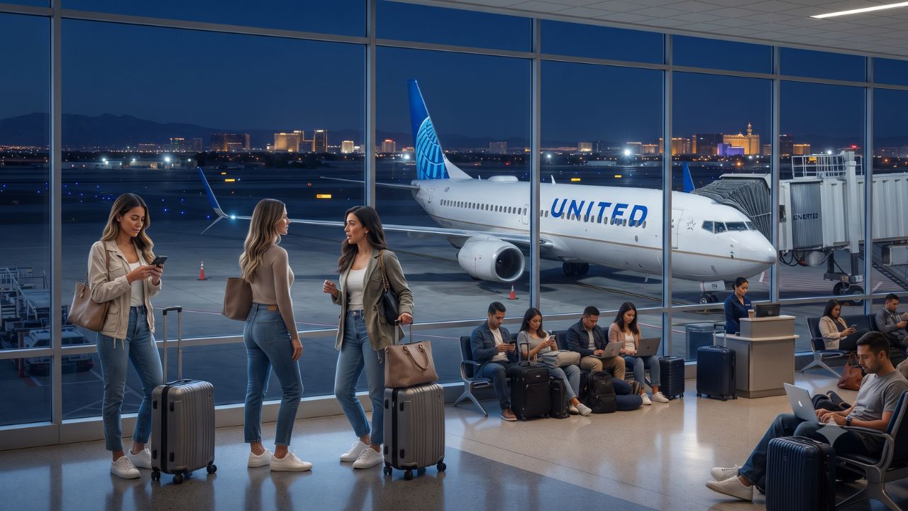 United Airlines Flight UA1236 from Denver to Phoenix Diverts to Las Vegas