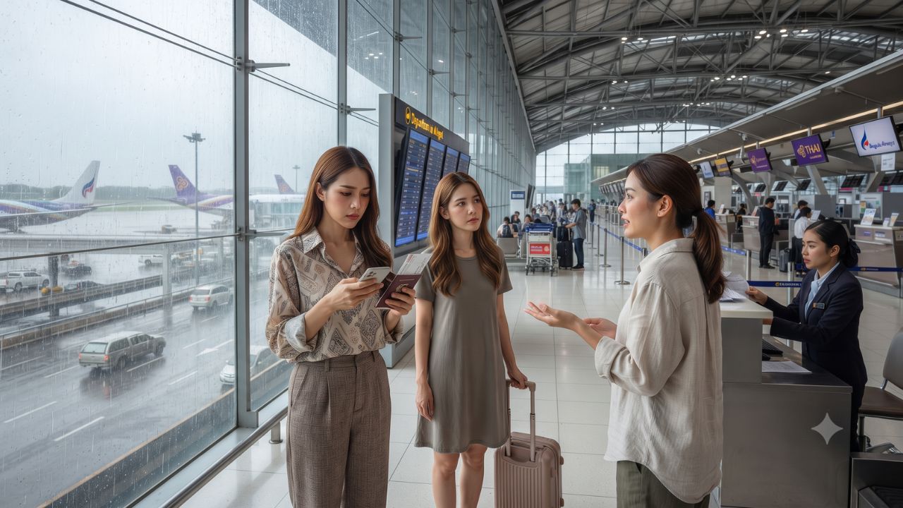 Bangkok Airport Flood Alerts: Six Airlines Offer Free Date Changes and Travel Credits 2026