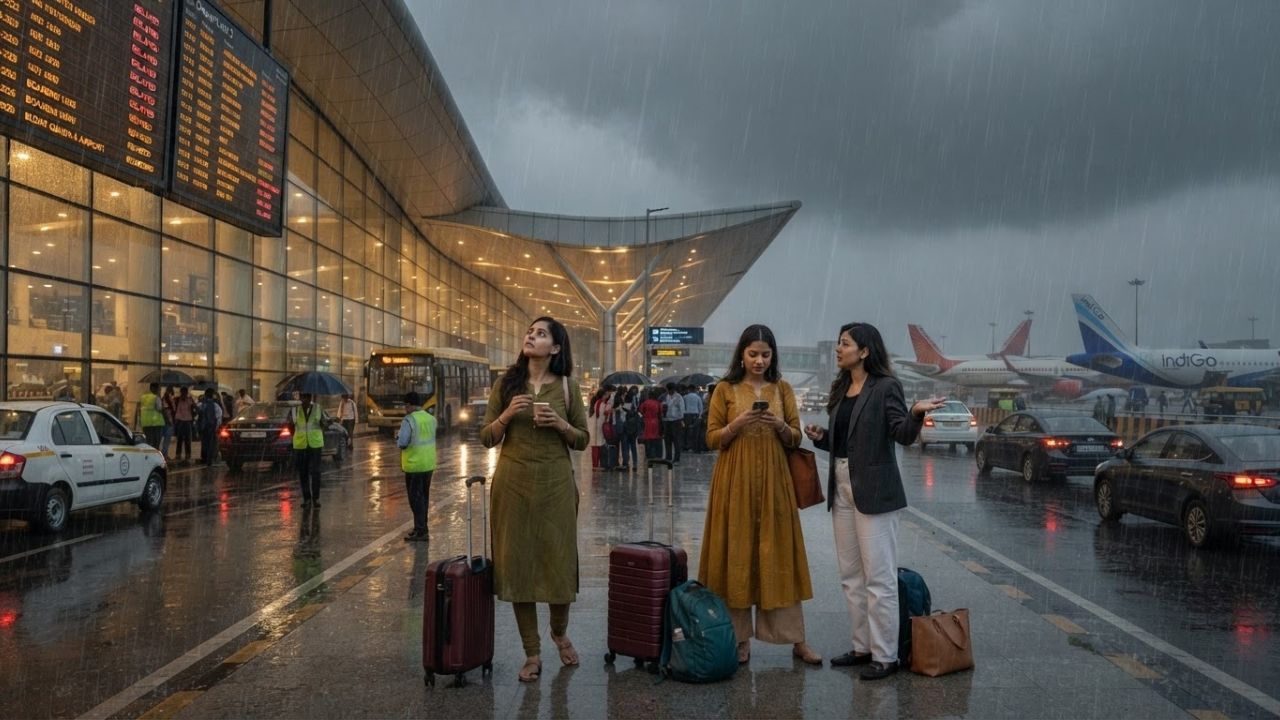 Delhi Weather Crisis: Heavy Monsoon Rain Delays Over 400 Flights at IGI Airport