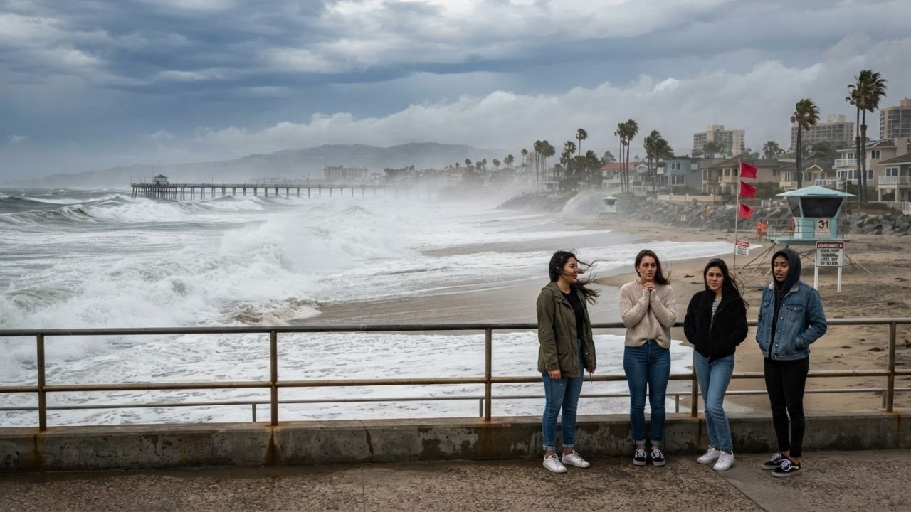 Hurricane Marie Puts California Beach Safety at Risk as 12-Foot Waves Batter Southern Shores