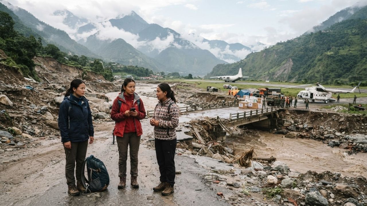 Nepal Bhotekoshi Flash Floods Halt Treks as Pakistan Sends Aid